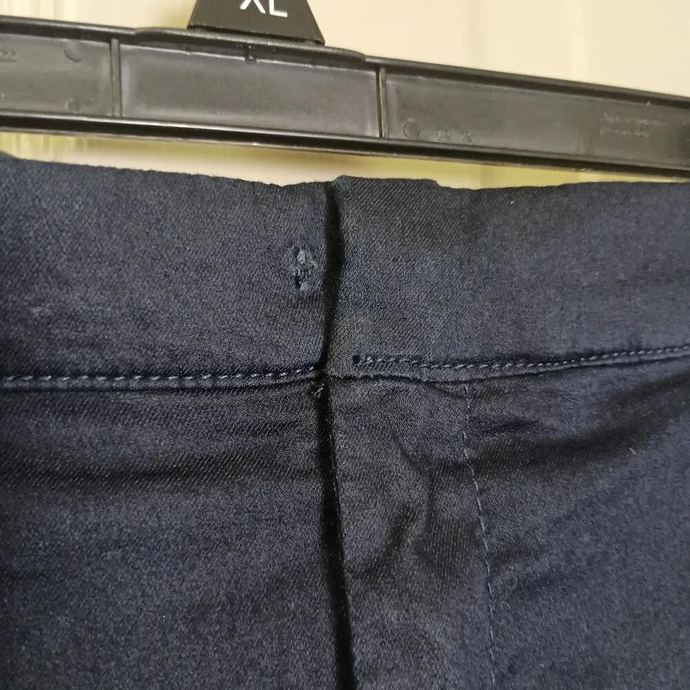 Zara Mens Pants Size XL Navy Blue Fly Jean NWT Future Skinny Leg - Picture 4 of 9